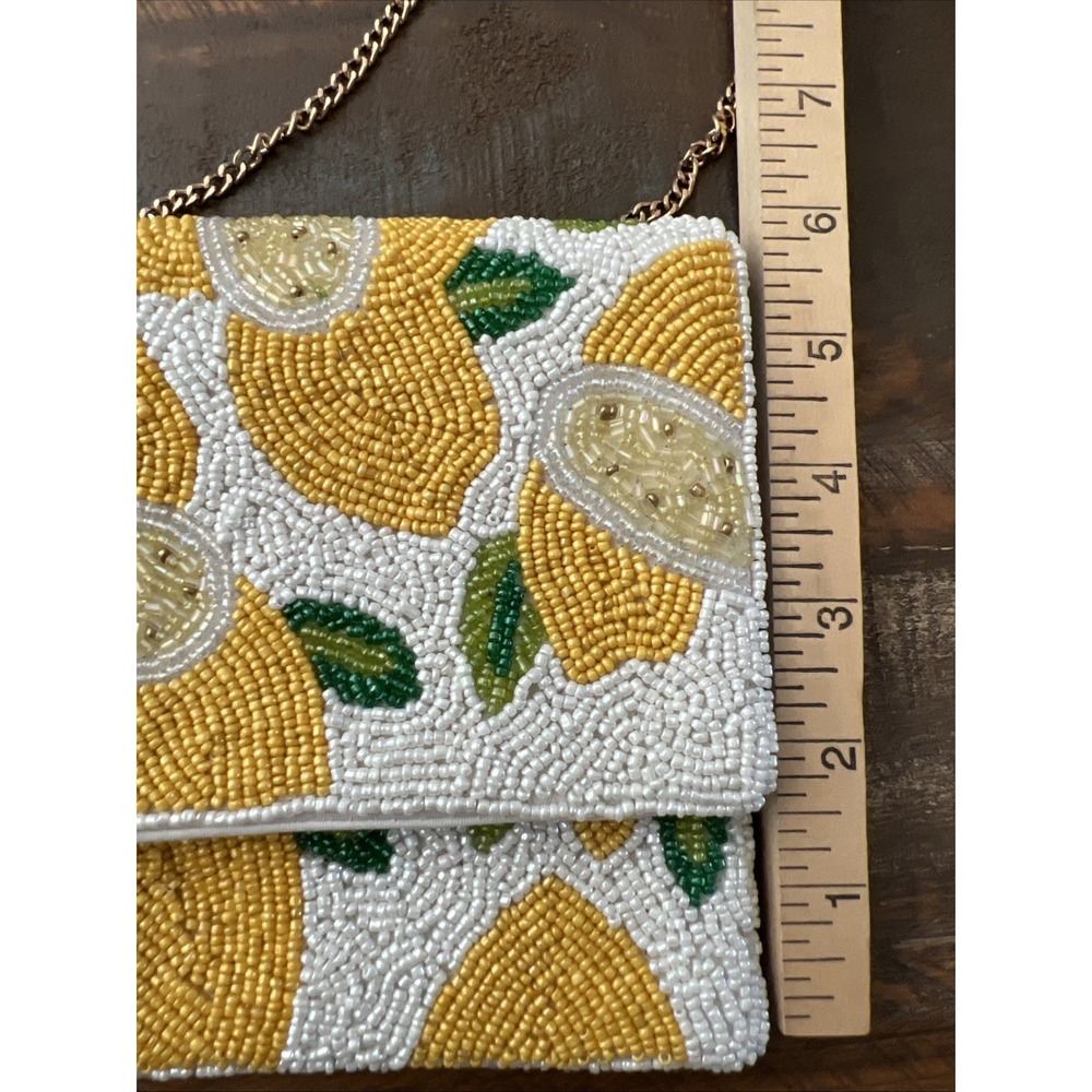 Beaded Lemon Clutch Bag Viral - Picture 10 of 11